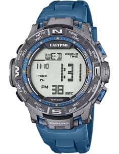 Reloj para Hombre Digital Deportivo Azul 100M - Calypso K5816/1