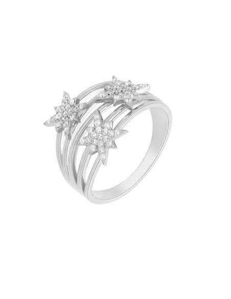 Anillo para Mujer Estrella Polar Plata de Ley con Circonitas - Marea D02806/AA14