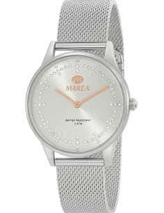 Reloj para Mujer de Acero Inoxidable con Esfera Plateada y Cristales - Marea B54233/1