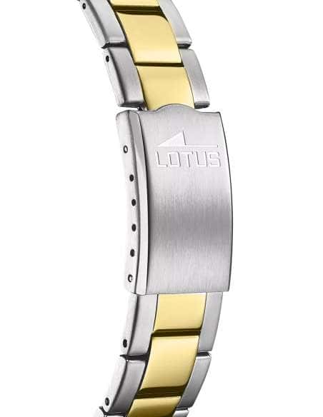 Reloj para Hombre Clásico Bicolor con Números Romanos y Fecha - Lotus 15197/1