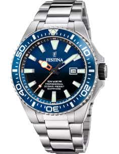 Reloj para Niño Diver Profesional con Correa de Acero y Esfera Azul - Festina  F20663/1