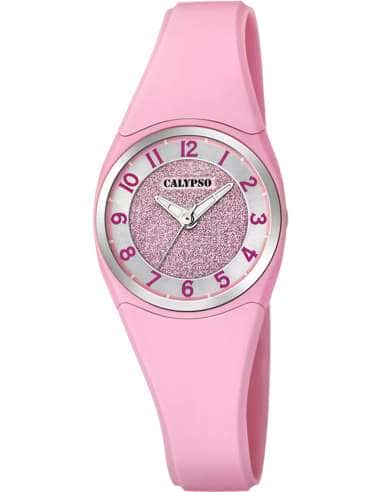 Reloj para Niña Rosa con Esfera Brillante- Calypso K5752/2