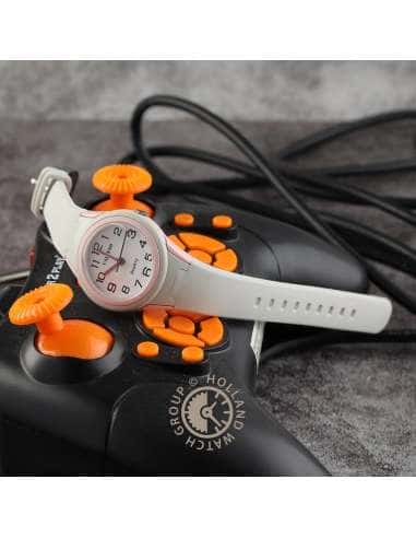 Reloj para Niña Correa Blanca con Esfera Rosa y Números Negros - Calypso K5834/1