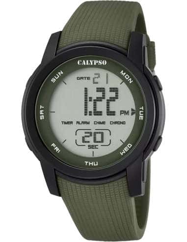 Reloj para Hombre Calypso Digital Verde Militar