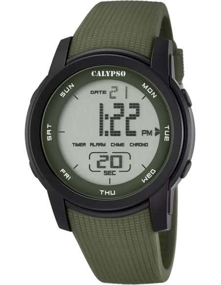 Reloj para Hombre Calypso Digital Verde Militar