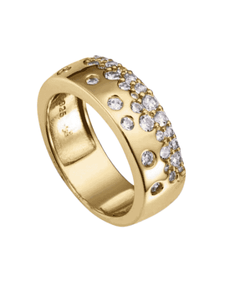 Anillo para Mujer de plata con baño de oro y circonitas - Viceroy 2320A016-30