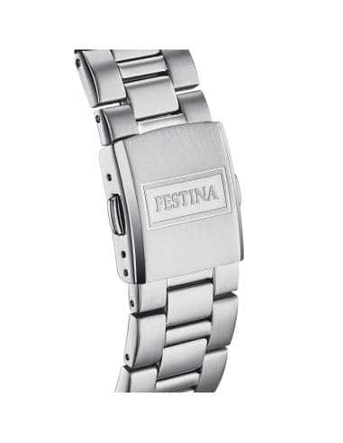 Reloj para Hombre Acero Esfera Negra con...