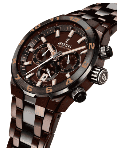 Reloj para Hombre Chrono Bike Marrón Acero - Festina F20708/1