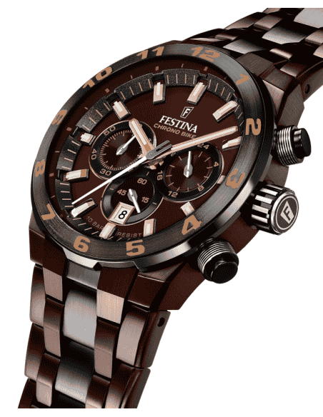Reloj para Hombre Chrono Bike Marrón Acero - Festina F20708/1