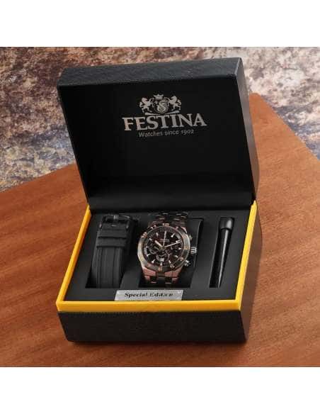 Reloj para Hombre Chrono Bike Marrón Acero - Festina F20708/1