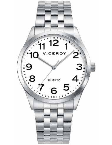 Reloj para Hombre Clásico Acero Esfera Blanca - Viceroy 42231-04