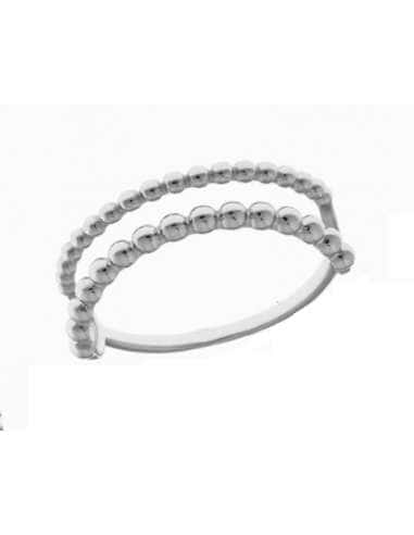 Anillo para Mujer Plata de Ley con Diseño Doble...
