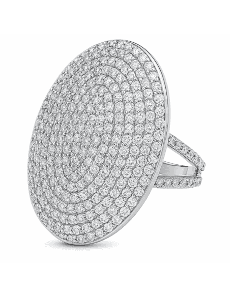 Sortija para Mujer Lazadera De Circonitas Y Rodio - Salvatore 112S0063/16