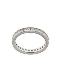 Anillo para Mujer de plata tipo alianza con circonitas - Salvatore 211S0170/18