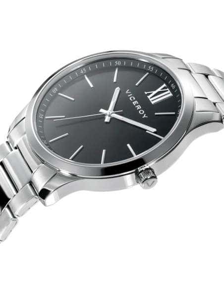 Reloj para Hombre Clásico de Acero con Esfera Negra - Viceroy 401185-53