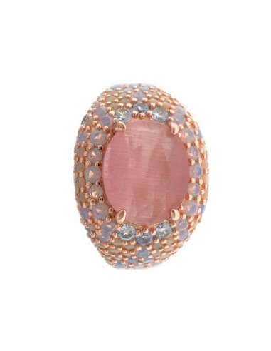 Anillo para Mujer de plata chapado en oro rosa...
