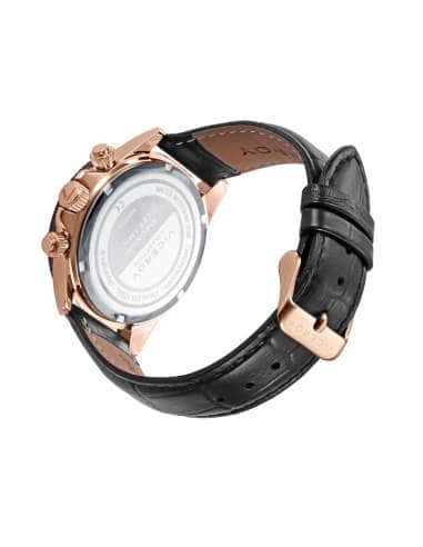 Reloj para Hombre Chronograph Ceramic con Caja Oro Rosa y Correa de Piel Negra - Viceroy 401401-17