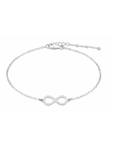 Tobillera para Mujer de plata de primera ley con infinito - Plata 925