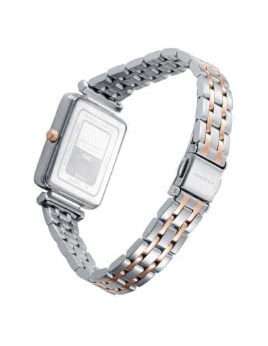 Reloj para Mujer Caja Rectangular con Brazalete Bicolor en Acero - Viceroy 401240-57
