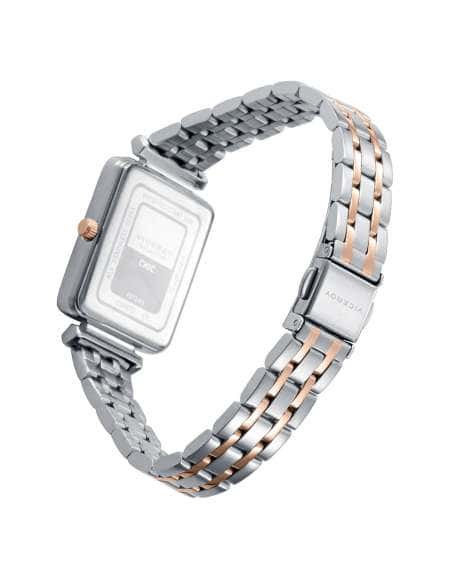 Reloj para Mujer Caja Rectangular con Brazalete Bicolor en Acero - Viceroy 401240-57