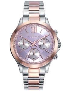 Reloj para Mujer Cronógrafo Bicolor en Acero con Detalles Rosé y Circonitas- Viceroy 42434-93