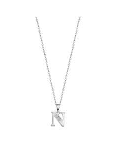 Collar para Mujer con la letra N - Lotus LP3054-1/N