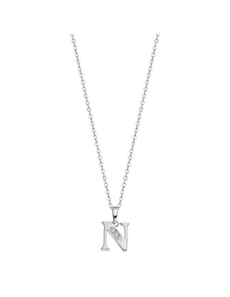 Collar para Mujer con la letra N - Lotus LP3054-1/N