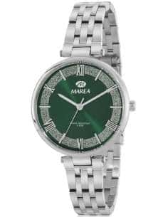 Reloj para Mujer de Acero Inoxidable con Esfera Verde y Detalles Brillantes - Marea B54268/2