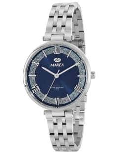 Reloj para Mujer de Acero con Esfera Azul y Detalles Plateados - Marea B54268/1