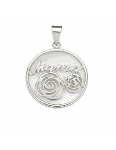 Colgante para Mujer “Mamá” en Plata de Ley  y Nácar - Plata 925