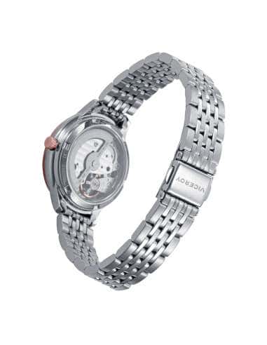 Reloj para Mujer Sapphire de Acero con Esfera Marrón y Detalle Vista de Mecanismo- Viceroy 401252-95