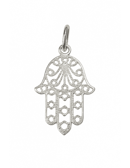 Colgante para Mujer Mano de Fátima de plata - Plata 925