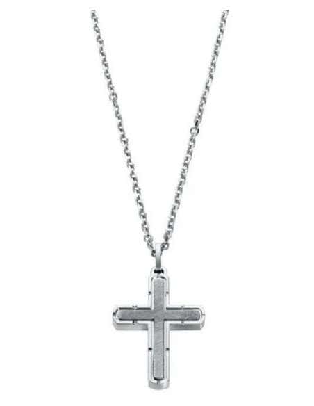 Collar para Hombre de Acero cruz bicolor - Viceroy 15002C01000