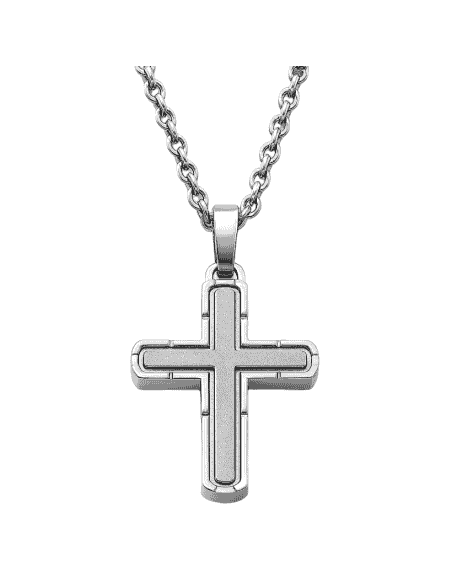 Colgante de Hombre cruz en acero bicolor - Viceroy 15002C01000