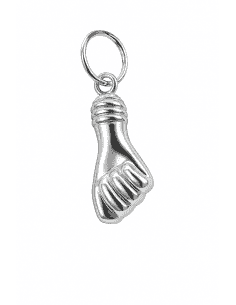 Colgante Unisex Puño en plata - Plata 925