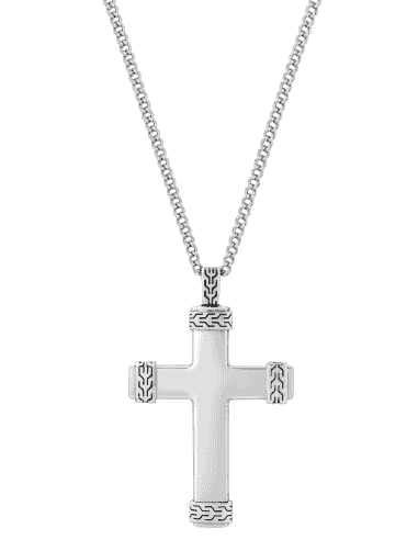 Collar para Hombre de Acero con Cruz - Viceroy 14215C01000