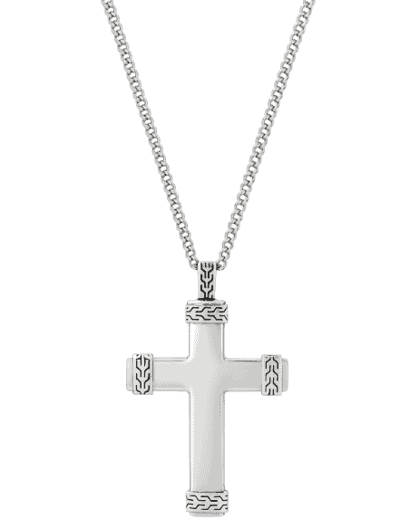 Collar para Hombre de Acero con Cruz - Viceroy 14215C01000