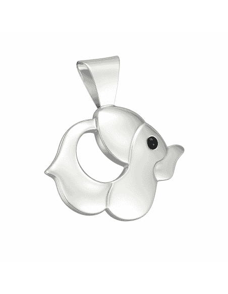 Colgante para Mujer de plata con forma de Elefante - Plata 925