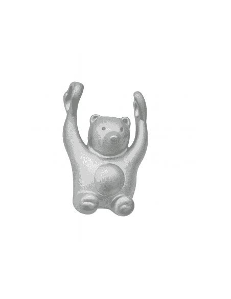 Colgante para mujer de plata con forma de Oso - Plata 925