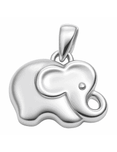 Colgante para Mujer de plata con forma de Elefante - Plata 925