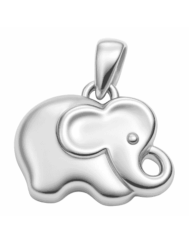 Colgante para Mujer de plata con forma de Elefante - Plata 925