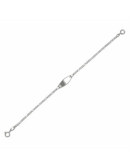Pulsera esclava para bebé de Plata de ley - Hurjo 0022001921