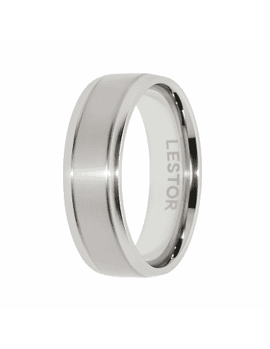 Anillo para Hombre de Acero - Lestor R10110/SSO20