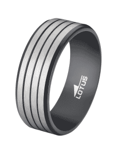 Anillo para Hombre de Acero - Lotus LS2398/3/128
