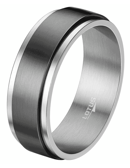 Anillo para Hombre de Acero - Lotus LS2395/3/226