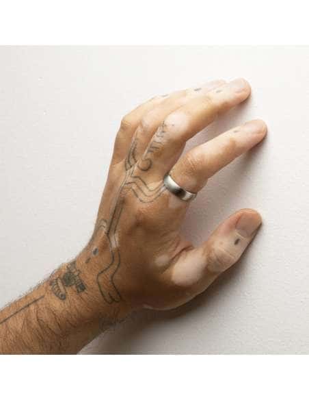 Anillo para Hombre de Acero - Lotus LS2396/3/122