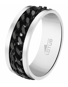 Anillo para Hombre de Acero - Lotus LS2394/3/224