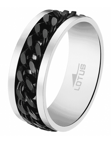 Anillo para Hombre de Acero - Lotus LS2394/3/224