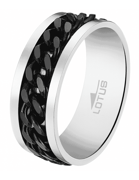 Anillo para Hombre de Acero - Lotus LS2394/3/228