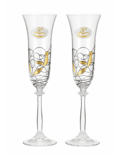 Copas para Bodas 50ª Aniversario decoradas  a mano - Global Argenti GA4200C
